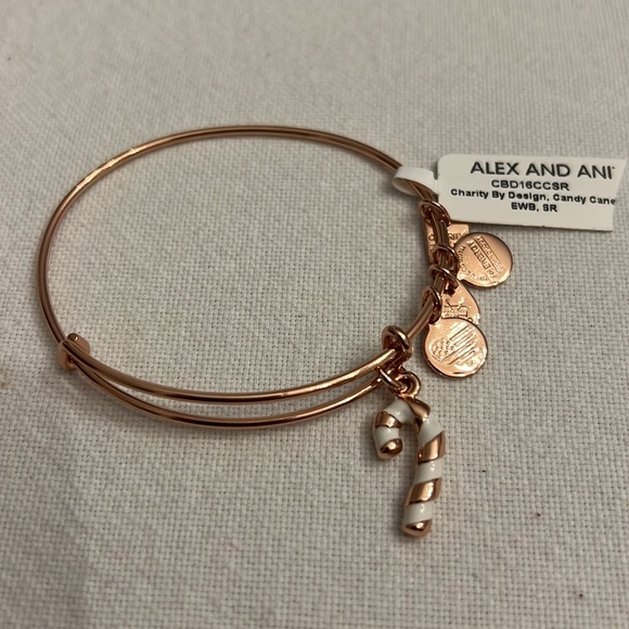Alex and ani bangle candy cane bracelet - Picture 7 of 8